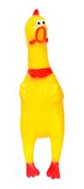 Frango Galinha Borracha Mordedor Cachorro Pet 17cm Premium