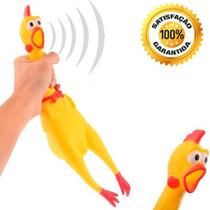 Frango Galinha Borracha Mordedor Cachorro Pet 30cm Premium