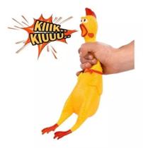 Frango Galinha Gritador 30cm Borracha Brinquedo Mordedor Sonoro Para Pet Cachorro Frango Galinha Gritador 30cm Borracha Brinquedo Mordedor Sonoro Para Pet Cachorro