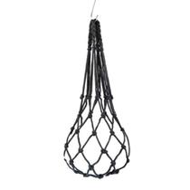 Frango Vegetal Net Bag Fruit Treat Snack Holder Hanging Feeder Coop Ferramenta de alimentação para galinhas Pato Grandes Pássaros - Preto