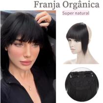 Franja aplique tic tac cabelo orgânico idêntico o humano - BHAIR