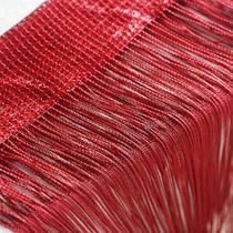 Franja da rede do pátio das cortinas da corda para o divisor de Windows da tela da mosca da porta cortado