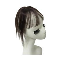 Franja De Cabelo Humano Preto Natural 360 graus Clipes De Cobertura Em Extensões Para Mulheres Com