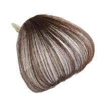 Franja De Cabelo Humano Remy 3D Para Mulheres E Meninas, Franja Natural Com Clipe Para a Testa, 4
