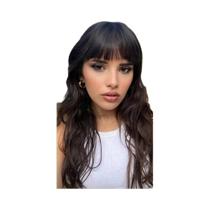 Franja De Cabelo Humano Remy Loiro Platina Com Clipe De 45 Polegadas Para Mulheres