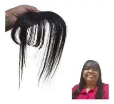 Franja de cabelo natural injetado com tictac