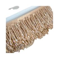 Franja De Cristal Multicolorida Com Contas, 22 Cores Para Ornamentação De Sapatos E Cortinas De