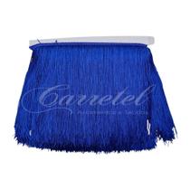 Franja de seda 20 cm/larg c/10 mts azul royal peça Franja de seda 20 cm/larg c/10 mts azul royal peça