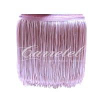 Franja de seda 20 cm/larg c/10 mts rosé peça Franja de seda 20 cm/larg c/10 mts rosé peça