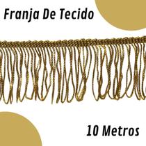 Franja De Tecido Amarelo Mostarda - 5Mm Rolo Com 10 Metros - Nybc