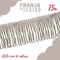 Franja De Tecido Bege Areia - 15Mm Rolo Com 10 Metros - Nybc Franja De Tecido Bege Areia - 15Mm Rolo Com 10 Metros - Nybc