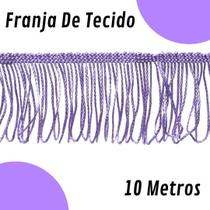 Franja De Tecido Lilás - 5Mm Rolo Com 10 Metros - Nybc