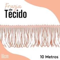 Franja De Tecido Salmão - 10Mm Rolo Com 10 Metros - Nybc Franja De Tecido Salmão - 10Mm Rolo Com 10 Metros - Nybc