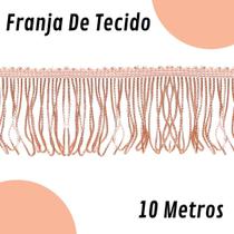Franja De Tecido Salmão - 5Mm Rolo Com 10 Metros - Nybc Franja De Tecido Salmão - 5Mm Rolo Com 10 Metros - Nybc