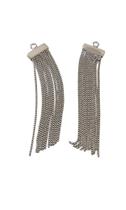 Franja para brinco ouro 18k branco fio veneziana com 3.0 cm.Rosangela lima joias Franja para brinco ouro 18k branco fio veneziana com 3.0 cm.Rosangela lima joias