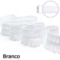 Franja Passa Fita Branca 4,1cm - 10m