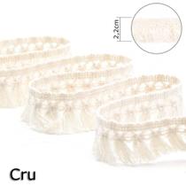 Franja Pingente Algodão Cru 2,2cm - 10m