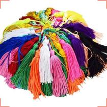 Franjas De Seda Tassel Pinjentes 100 Unidades - Mix Cores Franjas De Seda Tassel Pinjentes 100 Unidades - Mix Cores