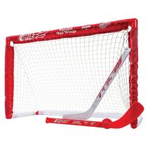 Franklin Sports adolescente unissex Franklin Sports Detroit Red Wings Mini Hockey Set Knee Hockey Goal Ball 2 Hockey Stick Combo S, Detroit Red Wings, 28 x 20 12 EUA