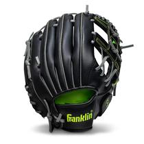 Franklin Sports adulto unissex 11" - Web Franklin Sports Baseball e Luva de Softbol Fieldmaster Midnight Youth Baseball Luvas I, Preto, 11.0 EUA