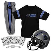 Franklin Sports Carolina Panthers Kids Football Uniform Set - NFL Youth Football Costume for Boys & Girls - Set Includes Helmet, Jersey & Pants - Médio
