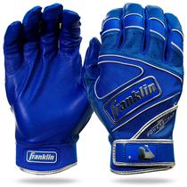 Franklin Sports Chrome Powerstrap Luvas de Batting - Royal