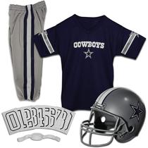 Franklin Sports Dallas Cowboys Kids Conjunto de Uniformes de Futebol -