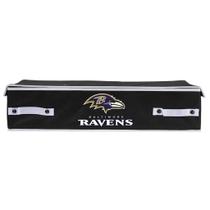 Franklin Sports NFL Baltimore Ravens sob o armazenamento da cama