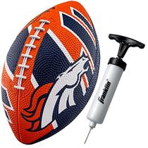 Franklin Sports NFL Denver Broncos Football - Futebol Juvenil - Mini 8.5 "Rubber Football - Perfeito para Crianças - Logotipos e Cores da Equipe!