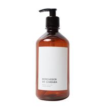 Frasco Âmbar Minimal Removedor De Gordura Branco