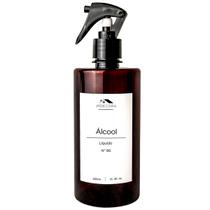 Frasco Âmbar Organizador Minimalista Decorativo Álcool Spray - JRDECORA