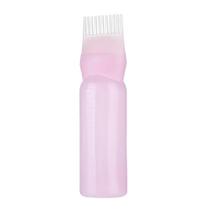 Frasco Aplicador Tinta Cabelo Com Pente Ideal Para Raiz Fácil de Usar Em Casa ou Salão Sem Sujeira Com Medida
