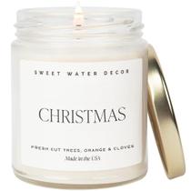 Frasco Candle Sweet Water Decor Christmas Soy 255 ml 9 onças
