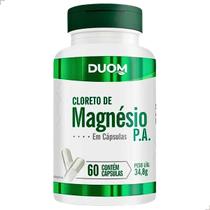 Frasco Cloreto de Magnésio 60 Capsulas PA Suplemento Natural Puro Vitamina Original Comprimidos Duom Frasco Cloreto de Magnésio 60 Capsulas PA Suplemento Natural Puro Vitamina Original Comprimidos Duom