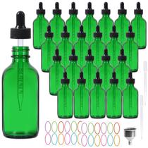 Frasco conta-gotas de vidro AuroTrends 60ml (conjunto de 24) verde Frasco conta-gotas de vidro AuroTrends 60ml (conjunto de 24) verde