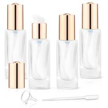 Frasco Cositina 30mL de vidro transparente com bomba para base de loção