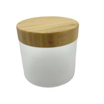 Frasco cosmético BEECO GIF2U com tampa de bambu vazia 500ml/500g PET Frasco cosmético BEECO GIF2U com tampa de bambu vazia 500ml/500g PET