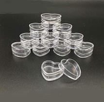 Frasco cosmético WOIWO Caixa de creme facial em forma de coração de 4 ml (20 unidades) Frasco cosmético WOIWO Caixa de creme facial em forma de coração de 4 ml (20 unidades)