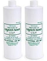 Frasco de 2 x 240 ml e 8 onças para sabonete verde Tattoo Medical Supply