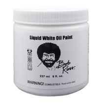 Frasco de 237 ml de tinta a óleo Bob Ross Liquid White Frasco de 237 ml de tinta a óleo Bob Ross Liquid White