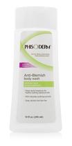 Frasco de 300 ml para sabonete corporal Phisoderm anti-manchas para acne Frasco de 300 ml para sabonete corporal Phisoderm anti-manchas para acne