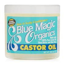 Frasco de 340 ml de óleo de rícino Blue Magic Originals 100% natural Frasco de 340 ml de óleo de rícino Blue Magic Originals 100% natural