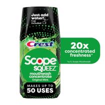 Frasco de 50 ml para enxaguatório bucal Crest Scope Squeez Concentrate