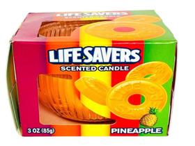 Frasco de 90 ml de abacaxi perfumado Candle Life Savers - 25h de tempo de queima