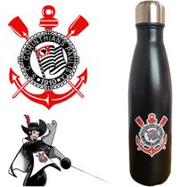Frasco de Aço Inoxidável 750ml Corinthians FC Leve e Resistente Ideal Para Presente