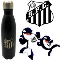 Frasco de Aço Inoxidável Santos 750ml Ideal Para Esportes Entrega Rápida