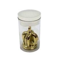Frasco de Acrílico com Coroa de Metal - 10 Unidades para Lembrancinhas e Presentes