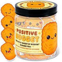 Frasco de afirmação de nugget de frango LumenJar com 60 cartões