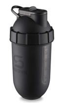 Frasco de agitador de proteína SHAKESPHERE VIEW 700 ml preto fosco sem BPA