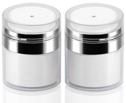 Frasco de bomba Airless Mluchee 50 mL (pacote com 2) - hidratante de 50 mL